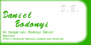 daniel bodonyi business card